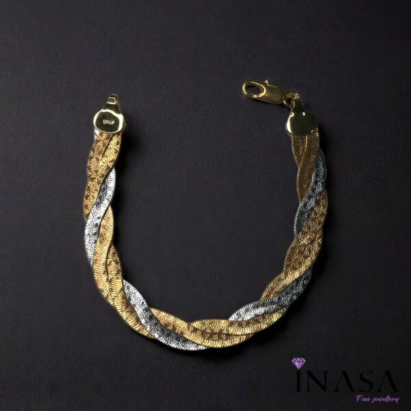 Trio Colour Intertwined Bracelet - Image 2