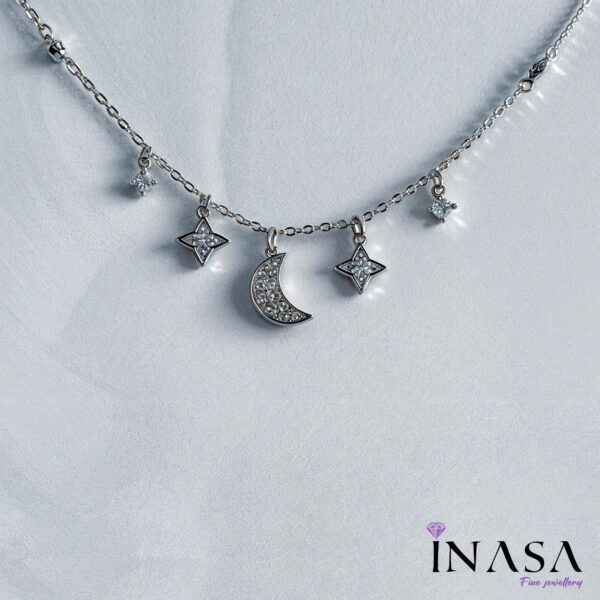 SS Finish Celestial Chime Necklace - Image 2